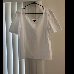 White Ann Taylor Shirt. Size Large